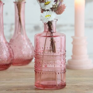 Набор стеклянных ваз Porto 15 см розовый, 3 шт Ideas4Seasons фото 2
