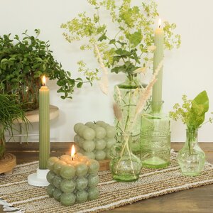 Набор стеклянных ваз Porto 15 см зеленый, 3 шт Ideas4Seasons фото 5