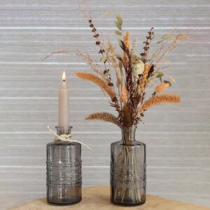 Набор стеклянных ваз Porto 15 см серый, 3 шт Ideas4Seasons фото 6