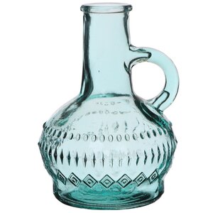Стеклянная ваза-кувшин Milano 10 см голубая Ideas4Seasons фото 3