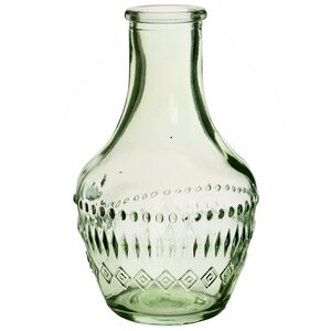 Стеклянная ваза-бутылка Milano 10 см зеленая Ideas4Seasons фото 2