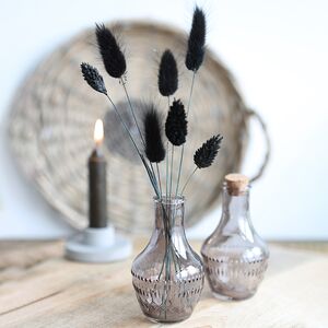 Стеклянная ваза-бутылка Милано 10 см серая Ideas4Seasons (Идеас Фор Сезонс) фото 7