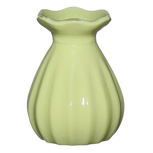 Стеклянная ваза Caruso 9 см светло-зеленая (Ideas4Seasons, Нидерланды). Артикул: 29805-2