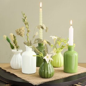 Стеклянная ваза Argento 12 см светло-зеленая Ideas4Seasons фото 4