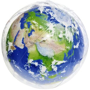 Надувной мяч с подсветкой Земной Шар 61 см Bestway фото 2