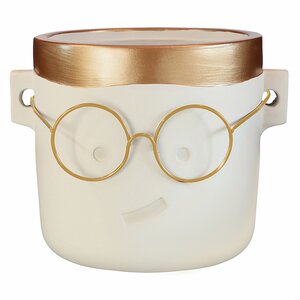 Декоративное кашпо Harry Potter: Smile 17*14 см золотое (Ideas4Seasons, Нидерланды). Артикул: 33185-1