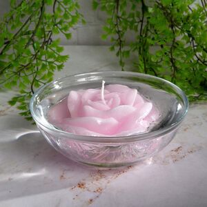 Плавающая свеча Нежная Роза 11 см (Омский Свечной, Россия). Артикул: 3375-свеча