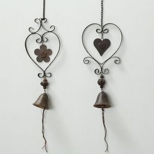 Набор декоративных подвесок Herz and Star 70 см, 2 шт (Boltze, Германия). Артикул: 3407300-набор