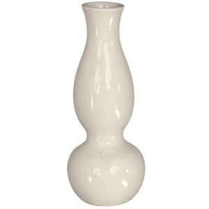 Керамическая ваза Лоренсо 15 см белая (Ideas4Seasons, Нидерланды). Артикул: 35045