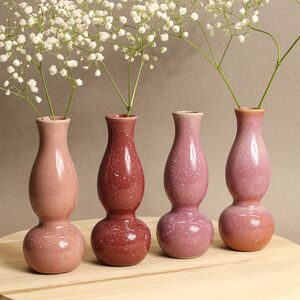 Керамическая ваза Лоренсо 15 см пудровая Ideas4Seasons фото 2