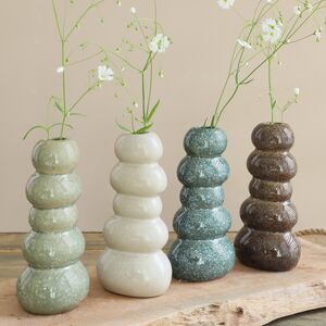 Керамическая ваза Гранада 15 см светло-зеленая Ideas4Seasons фото 5