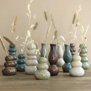 Керамическая Гранада ваза 15 см шоколадная Ideas4Seasons фото 4