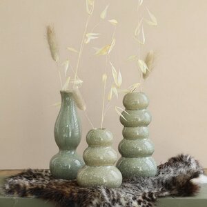Керамическая ваза Гранада 15 см светло-зеленая Ideas4Seasons фото 5