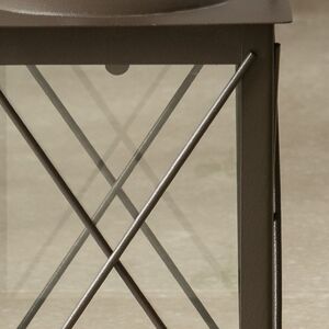 Декоративный подсвечник-фонарь Стюарт 20 см коричневый Boltze фото 5