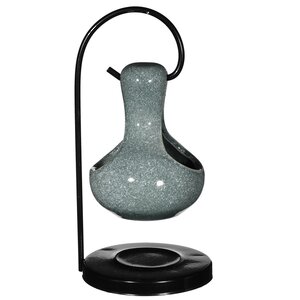 Керамический подсвечник-аромалампа Santorini 21 см серый, на подставке (Ideas4Seasons, Нидерланды). Артикул: 36058-3