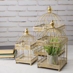Набор декоративных клеток Golden Rotterdam 29-44 см, 3 шт Kaemingk (Кейминг) фото 2