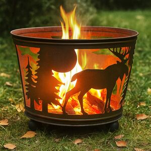 Чаша для костра Лесной Огонек 45 см, металл