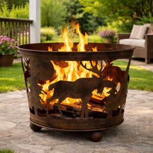 Чаша для костра Лесной Огонек 45 см, металл
