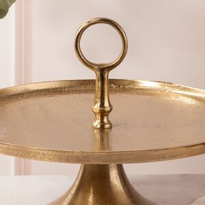 Блюдо для фруктов Медея 43 см золотое Kaemingk фото 2