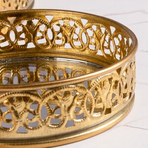 Набор декоративных зеркальных подносов Иллирика 10-28 см, 4 шт Kaemingk фото 3