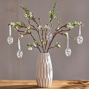 Декоративные пасхальные яйца - Летние Ромашки 6 см, 5 шт, стекло Winter Deco фото 4