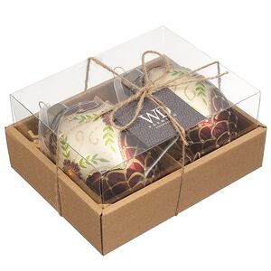 Набор стеклянных елочных игрушек Яйца - Paderno Duniano 11 см, 2 шт, подвеска Winter Deco фото 2