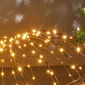 Светодиодный шар Сиело Стеллато 40 см, 260 теплых белых LED ламп, таймер, IP44 Winter Deco фото 5