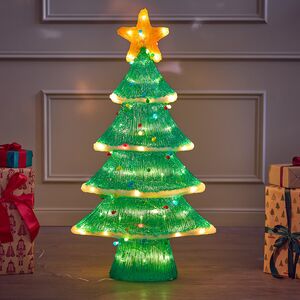 Светодиодная елка - Новогоднее веселье 103 см, 150 разноцветных LED ламп, акрил, IP44