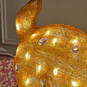 Светодиодный Олень Малышка Лана 77 см, 100 теплых белых LED ламп, акрил, IP44 Winter Deco фото 5