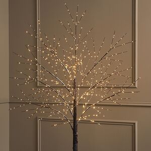 Светодиодное дерево Cunnington 180 см, 600 теплых белых микро LED ламп, IP44 Winter Deco фото 2