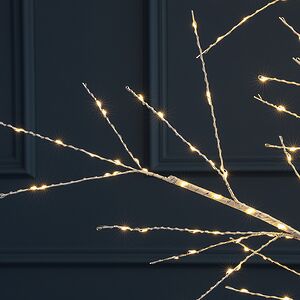 Светодиодное дерево Березка заснеженное 210 см, 750 теплых белых LED ламп, IP44 Winter Deco фото 9