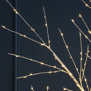 Светодиодное дерево Березка заснеженное 210 см, 750 теплых белых LED ламп, IP44 Winter Deco фото 5