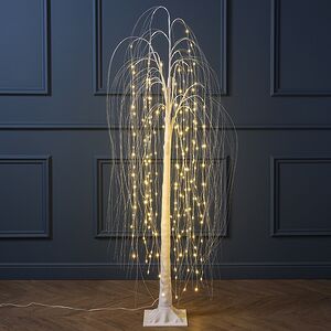 Светодиодное дерево Ива Barnsley 150 см, 220 теплых белых LED ламп, IP44 (Winter Deco, Россия). Артикул: 4070721