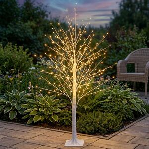 Светодиодное дерево Эдинбург 120 см, 288 теплых белых LED ламп с мерцанием, IP44