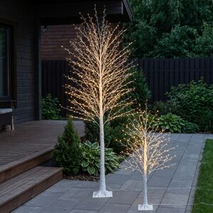 Светодиодное дерево Edinburgh, теплые белые LED лампы с мерцанием, IP44