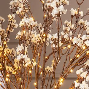 Набор светодиодных веточек Гипсофила Бонхилл 80 см, 45 теплых белых микро LED ламп, 3 шт, IP44 Winter Deco фото 5