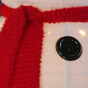 Светодиодная фигура Снеговик - Пожелание Счастья 180*70 см, 200 теплых белых LED ламп, IP44 Winter Deco фото 9