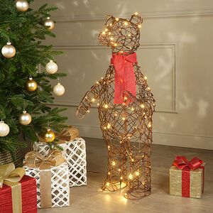 Светодиодная фигура Медведь Топтыгин 89 см, 80 теплых белых LED ламп, IP44