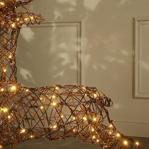 Светодиодная фигура Олень Роки 92 см, 120 теплых белых LED ламп, IP44 Winter Deco фото 3