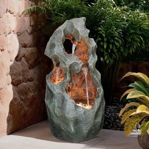 Садовый фонтан Версайллес 75 см с LED подсветкой Winter Deco фото 2