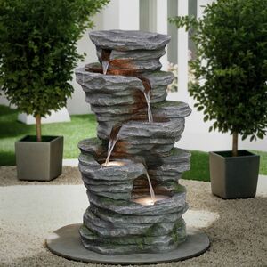 Садовый фонтан Гринстед 102 см с LED подсветкой Winter Deco фото 2