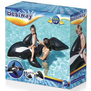 Надувная игрушка для плавания Косатка 203*102 Bestway фото 6