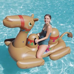 Надувная игрушка для плавания Верблюд 221*132 см Bestway фото 3