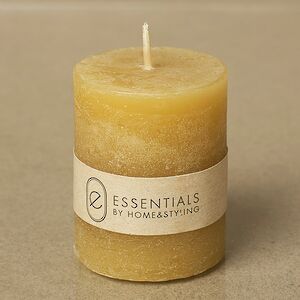 Декоративная свеча Рикардо 5*4 см охровая Koopman фото 1