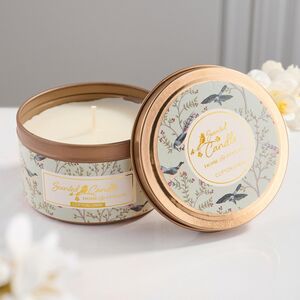 Ароматическая свеча Daphne - Cotton Linen 8*5 см Koopman фото 4