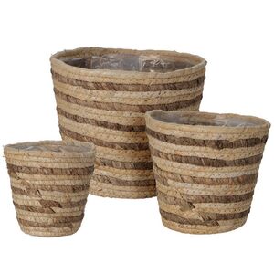 Набор декоративных кашпо Джутто 14-21 см, 3 шт Koopman фото 4