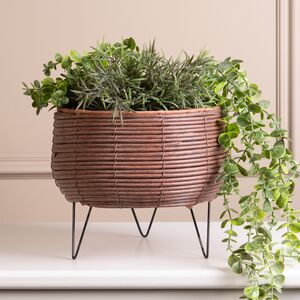 Декоративное кашпо на ножках Шердингтон 22 см