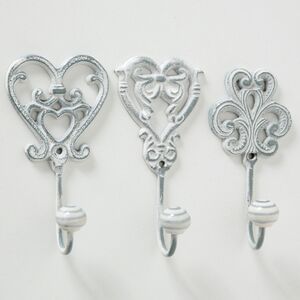 Набор настенных крючков Монтебелло 14 см, 3 шт (Boltze, Германия). Артикул: 4314100-набор