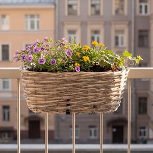 Подвесное кашпо для балкона Мартино 45*21 см