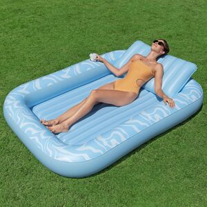 Надувной шезлонг для плавания Tanning Lounge 214*155 см Bestway фото 5